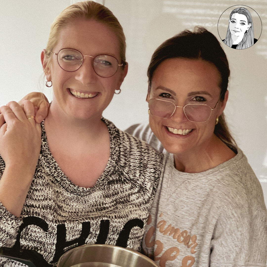 Rike und Katja, da lachen sie noch