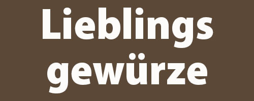Einfach Kathrin Kategorien - Lieblingsgewürze