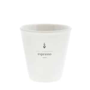 Bastion Collections: Espressobecher Paperlook, „Mi Amor“ schwarz