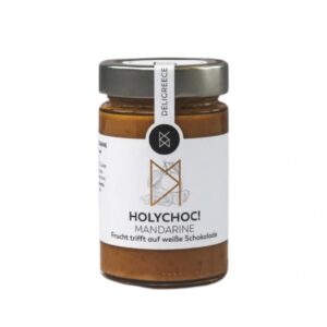 Deligreece: Holychoc! Mandarine 
Frucht trifft auf weiße Schokolade 
240g
