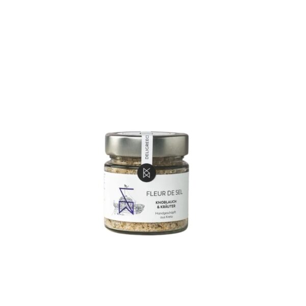 Deligreece: Fleur De Sel Knoblauch Kräuter 160g