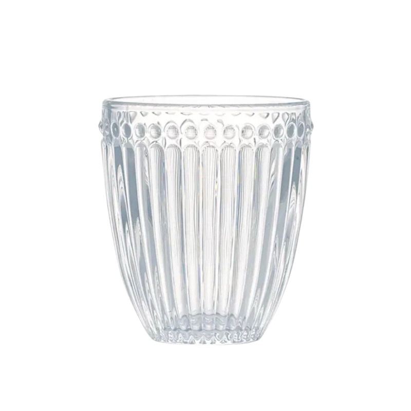 GreenGate Wasserglas Alice klar