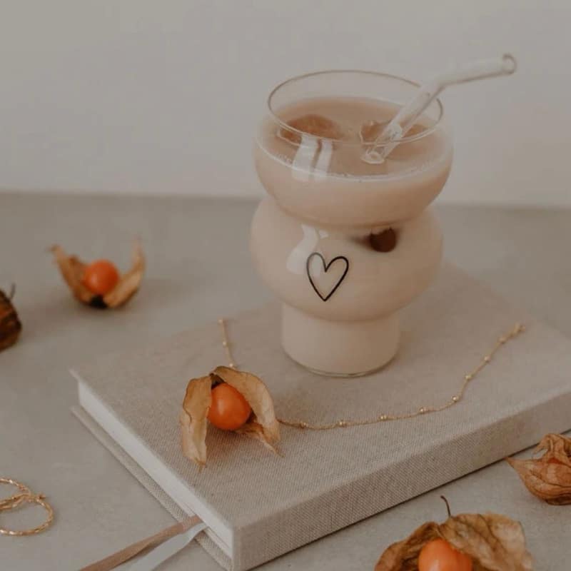 Eulenschnitt Double Bubble Glas Herz – Bild 2