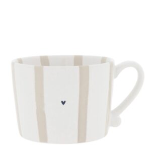 Bastion Collections Tasse „Large Stripes Natural“